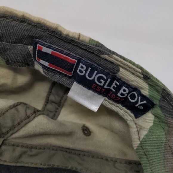 Bugle Boy Men's Strapback Camo Hat Adjustable Embroidered Logo - Picture 7 of 7